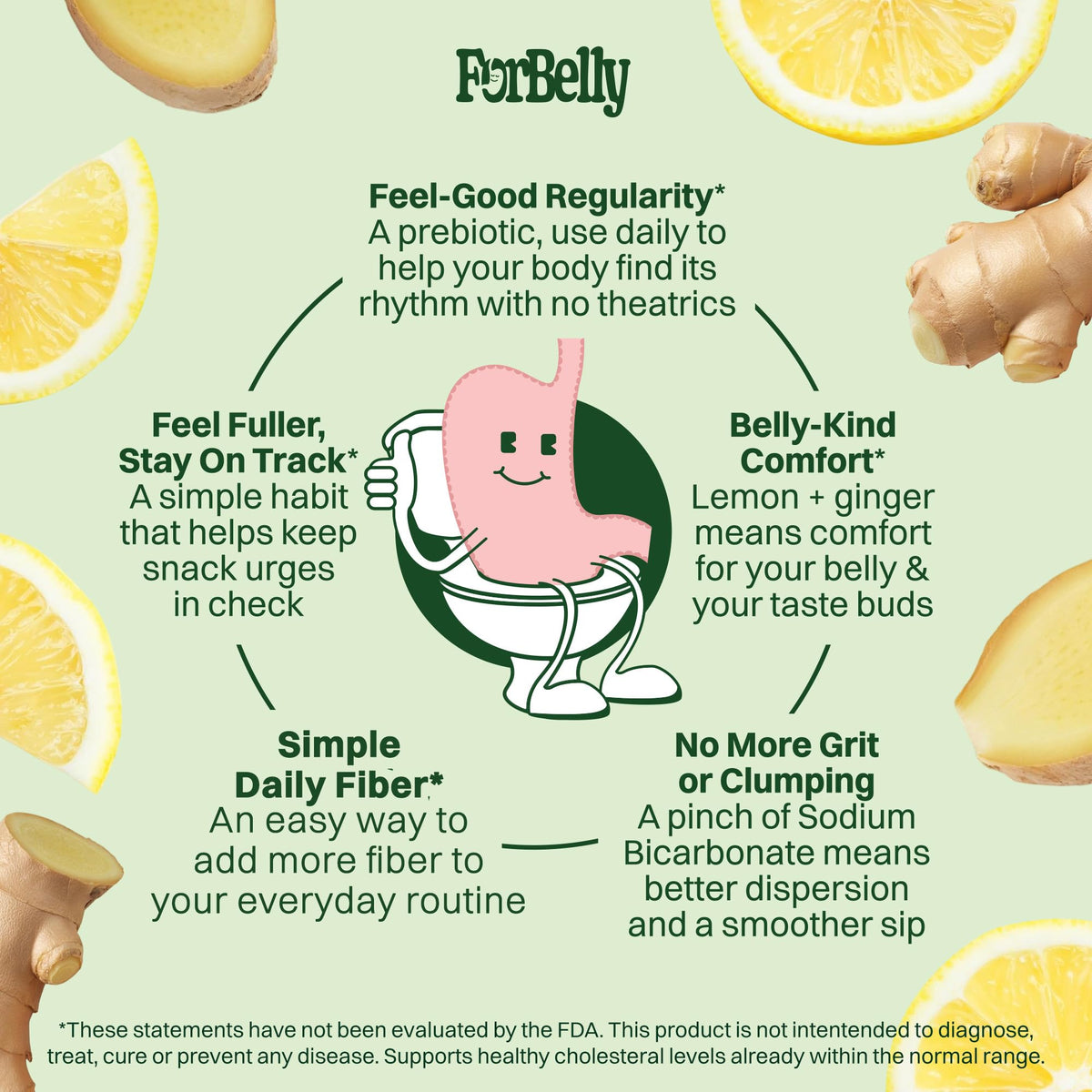 Poudre de psyllium ForBelly avec des ingrédients naturels
