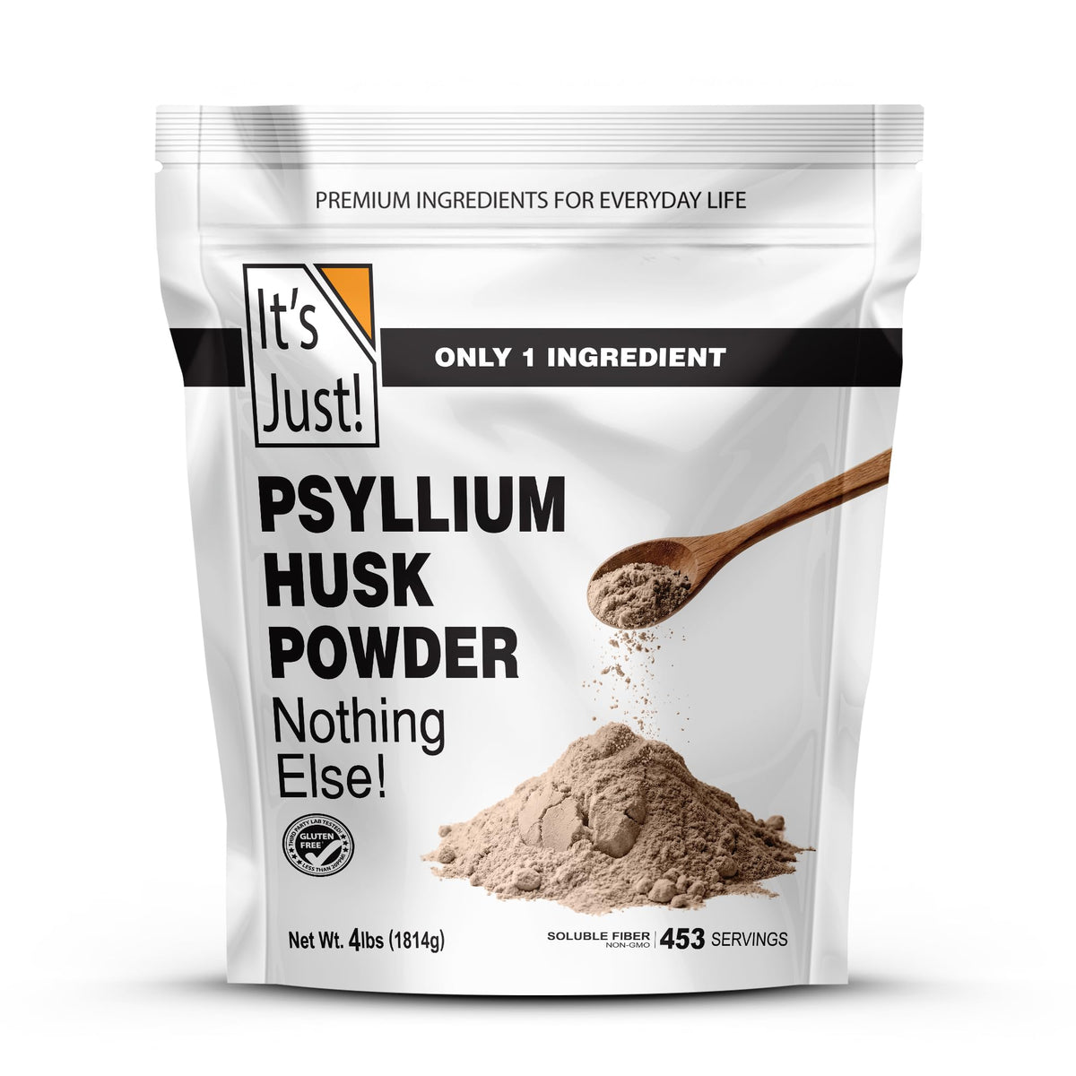 Poudre de psyllium It's Just! 1851g vue avant avec emballage