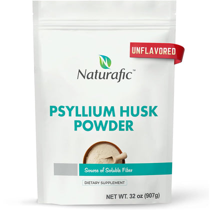 Poudre de psyllium Naturafic 921g vue de face