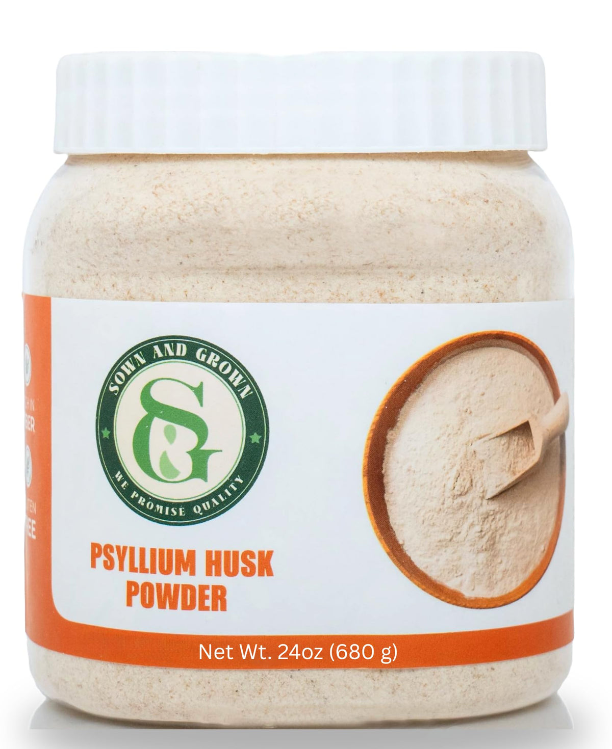 Poudre de psyllium Sownandgrown 771g vue avant
