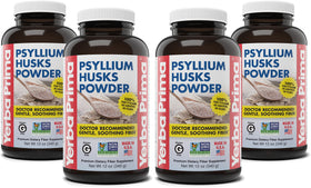 Poudre de psyllium Yerba Prima 340 g bouteille avant