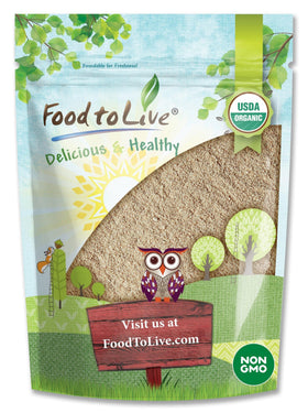 Poudre de racine d'Ashwagandha bio Food to Live 372g vue de face