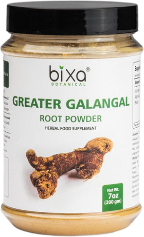 Poudre de racine de galanga Bixa BOTANICAL 200g vue de face