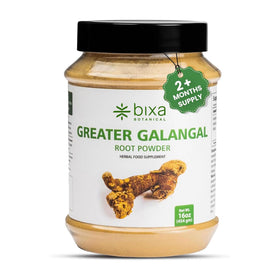 Poudre de racine de galanga supérieure bixa BOTANICAL dans un sachet de 522g