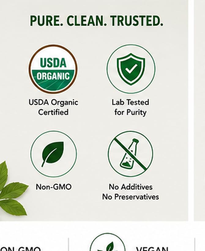 Poudre de racine de goldenseal Leafy Organic dans un verre d'eau