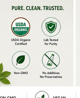 Poudre de racine de goldenseal Leafy Organic dans un verre d'eau