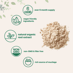 Poudre de racine de guimauve Micro Ingredients sur une table