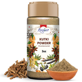 Poudre de racine de kutki Ramaroma 85g vue de face