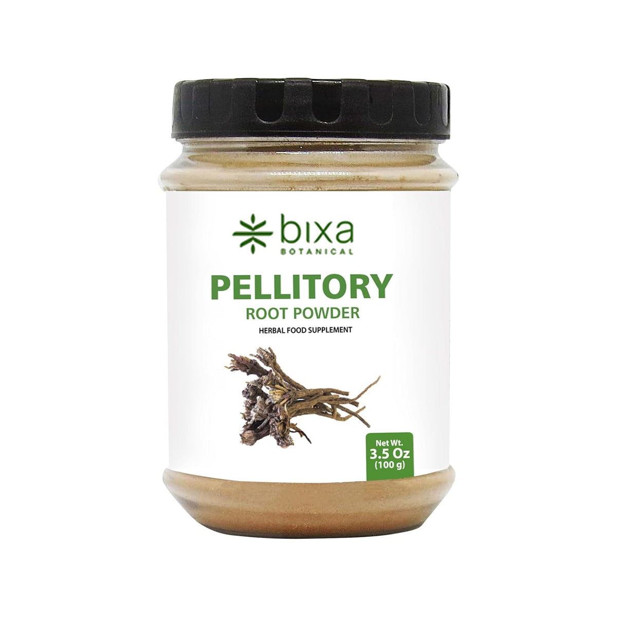 Poudre de racine de pellitory bixa BOTANICAL 100g vue avant