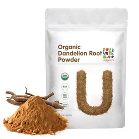 Poudre de racine de pissenlit bio 'D ORGANIC 522g vue de face