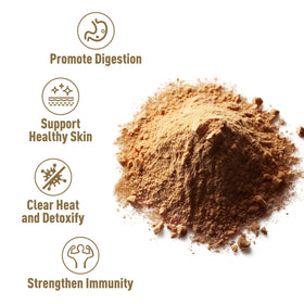 Poudre de racine de pissenlit bio 'D ORGANIC dans un bol