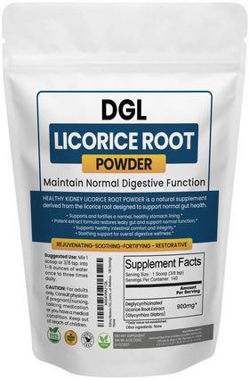 Poudre de racine de réglisse DGL Kidney Restore 272g vue de face
