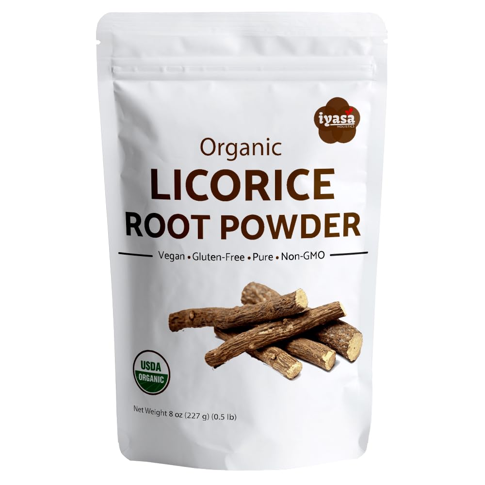 Poudre de racine de réglisse Iyasa Holistics 227g vue avant
