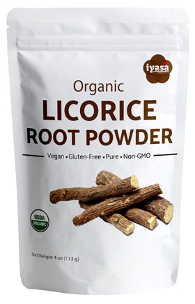 Poudre de racine de réglisse Iyasa Holistics 408g vue de face