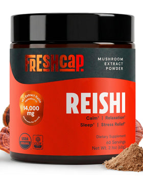 Poudre de Reishi bio FreshCap 14:1 en pot de 91g