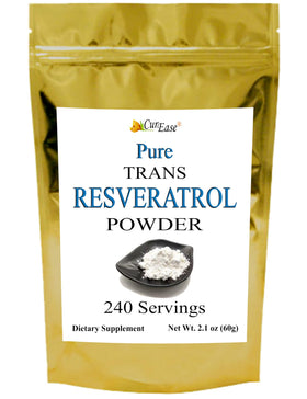 Poudre de resvératrol 60g vue avant