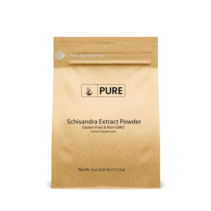 Poudre de Schisandra PURE ORIGINAL INGREDIENTS vue avant avec emballage