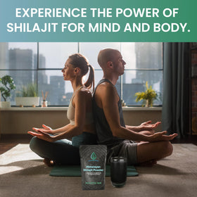 Poudre de Shilajit Holistic Bin avec des herbes ayurvédiques