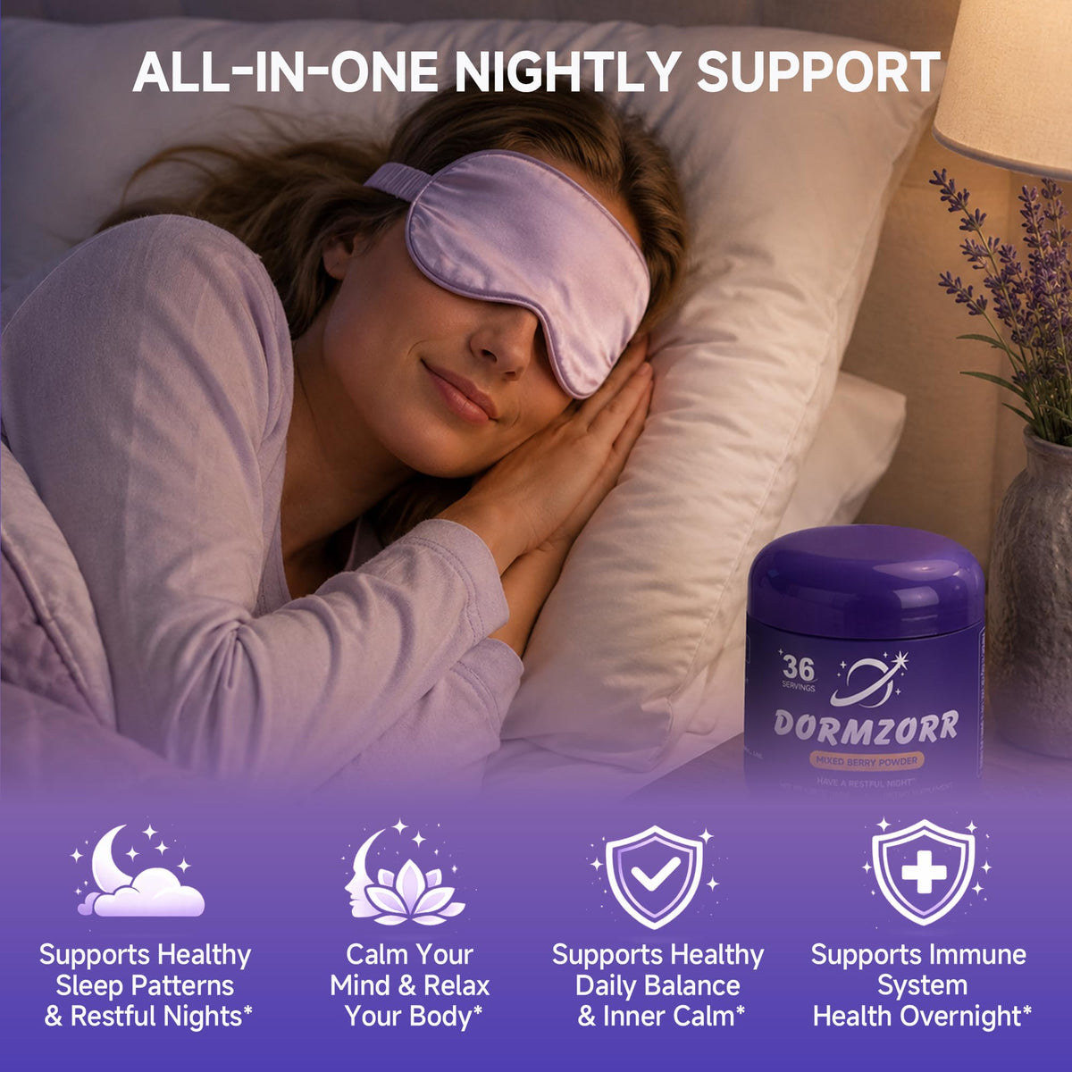 Poudre de sommeil Dormzorr avec cuillère doseuse