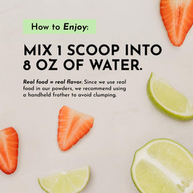 Poudre de Sommeil JUST INGREDIENTS Strawberry Limeade avec fruits