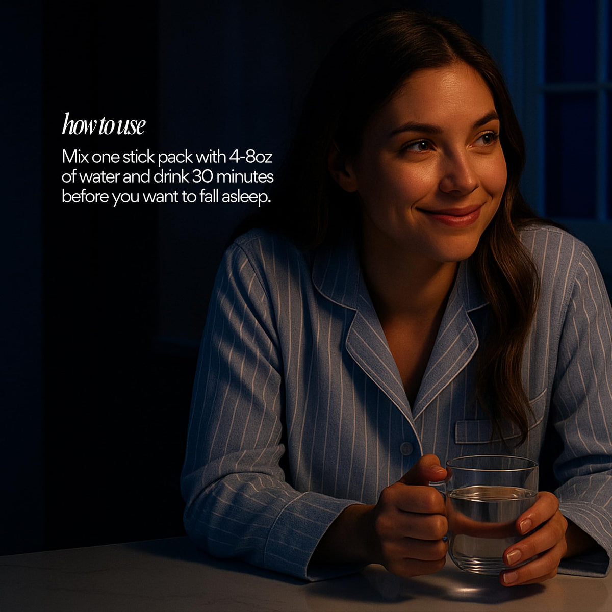 Poudre de Sommeil Som Sleep avec des ingrédients clés listés