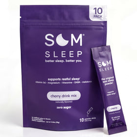 Poudre de Sommeil Som Sleep en sachets, saveur cerise, vue de face
