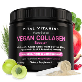 Poudre de soutien au collagène Vital Vitamins 191g vue de face