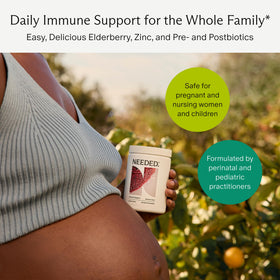 Poudre de soutien daily wellness Needed. sachet ouvert avec poudre à l'intérieur
