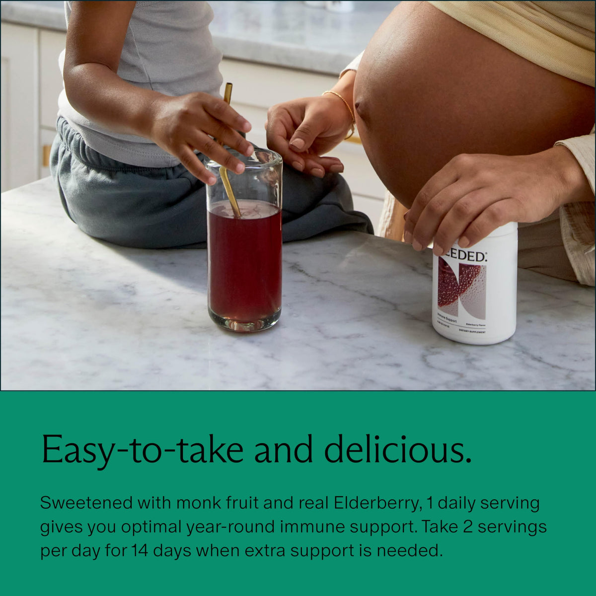 Poudre de soutien daily wellness Needed. vue arrière du sachet