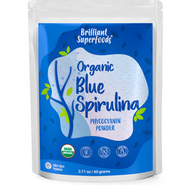 Poudre de spiruline bleue bio Ellie's Best 68g vue de face