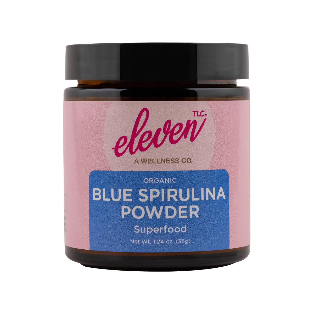 Poudre de Spiruline Bleue ELEVEN TLC 150g vue de face