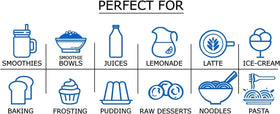 Poudre de Spiruline Bleue Food to Live avec smoothie vert