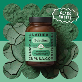 Poudre de Spiruline Bleue Hawaïenne 470mg - étiquette de produit