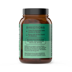 Poudre de Spiruline Bleue Hawaïenne 470mg - gélules dans un verre