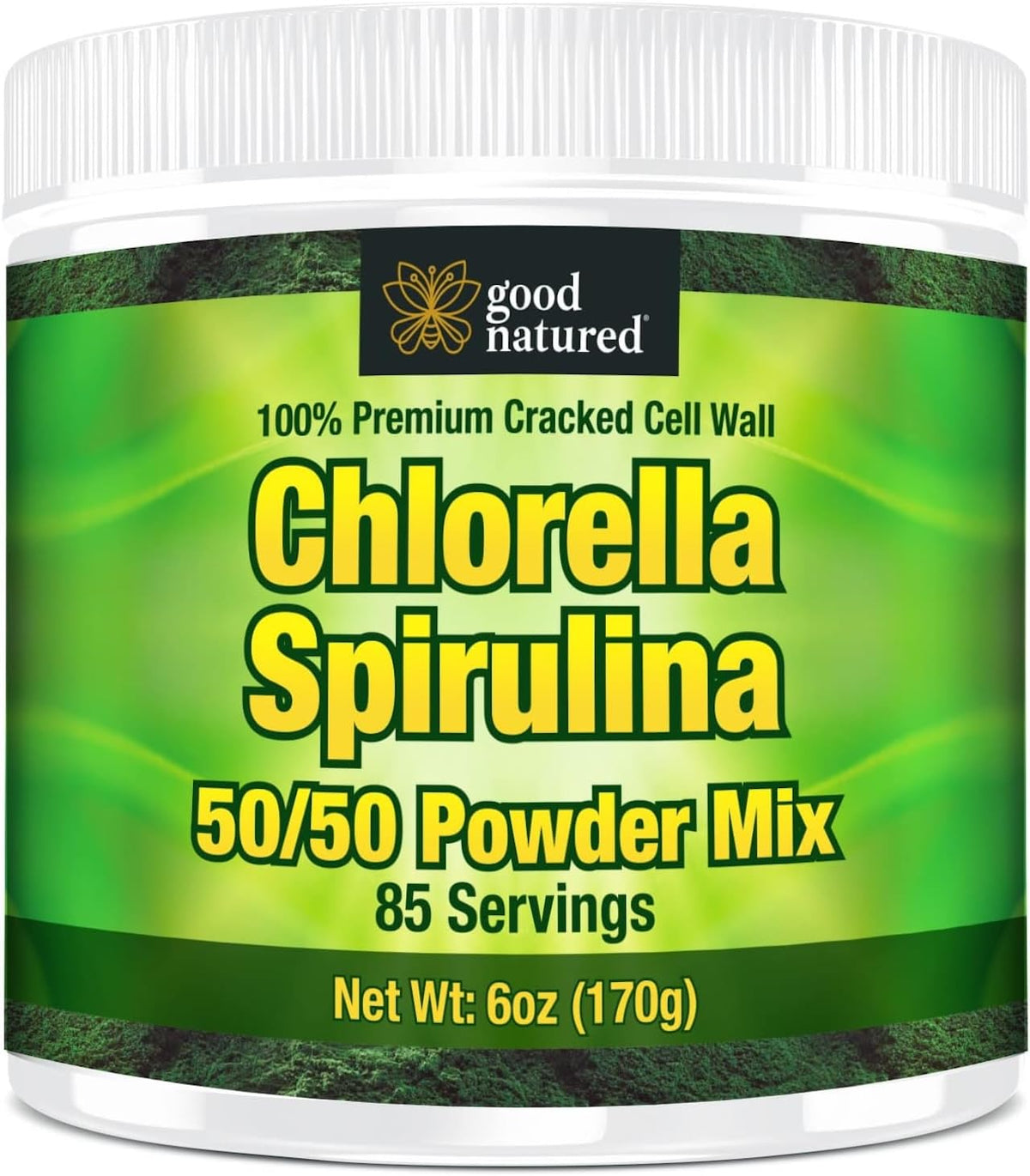 Poudre de spiruline chlorella Good Natured 372g vue avant