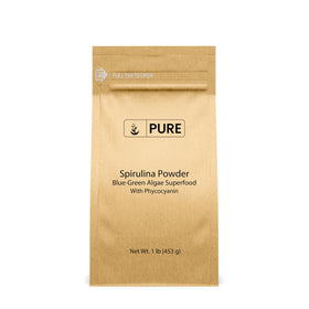 Poudre de spiruline PURE ORIGINAL INGREDIENTS 472g vue avant