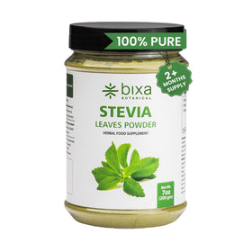 Poudre de Stevia Bixa BOTANICAL 200g vue de face.