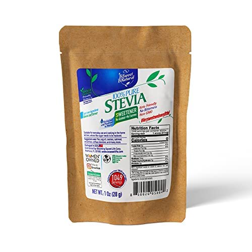 Poudre de Stevia BSL BSWEETBNATURAL en utilisation dans une boisson