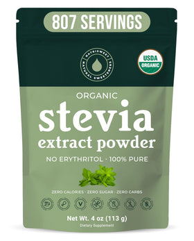 Poudre de Stevia NatriSweet 113 g vue de face