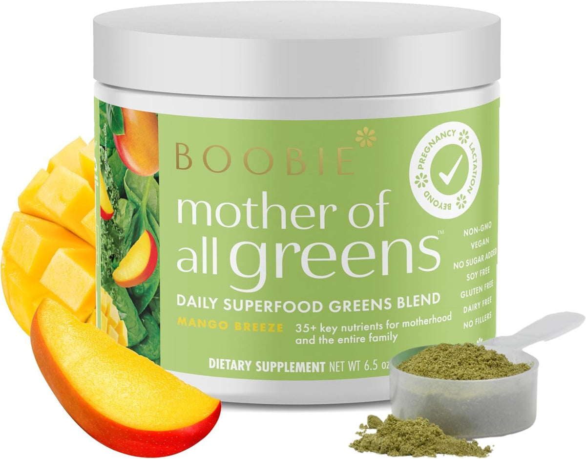 Poudre de super-algues Boobie en sachet, vue de face