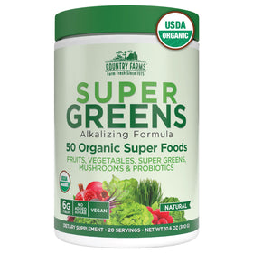 Poudre de super aliments bio Country Farms 377g vue de face
