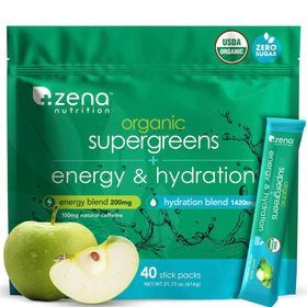 Poudre de super aliments bio Zena Nutrition sachets individuels
