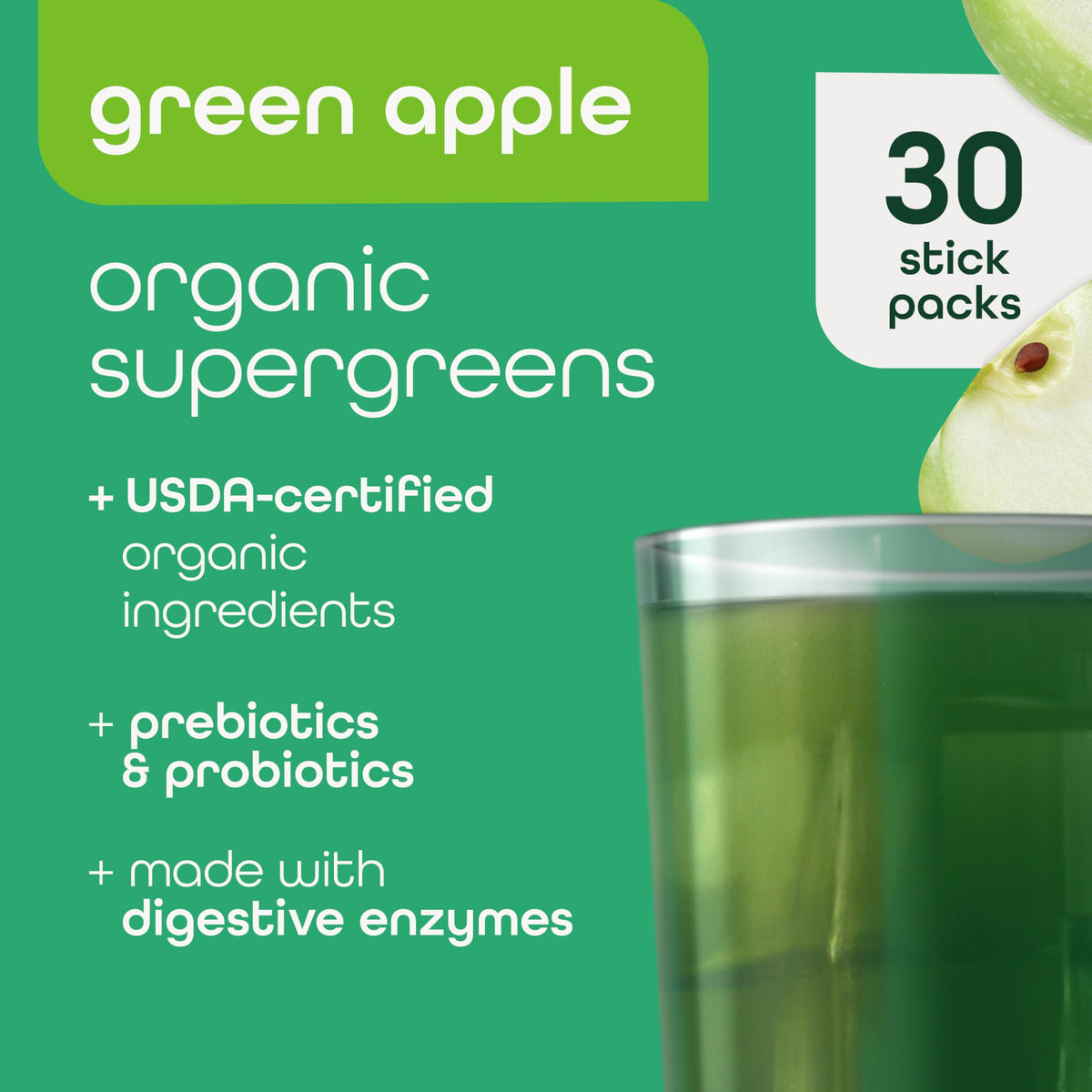 Poudre de super aliments bio Zena Nutrition vue de près