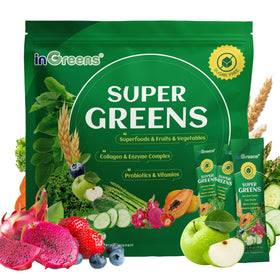 Poudre de super aliments inGreens 30 sachets vue de face
