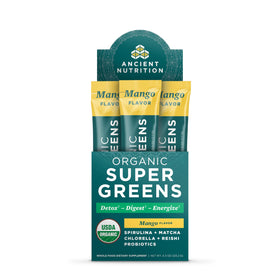 Poudre de Super Greens Bio Ancient Nutrition en sachet 181g