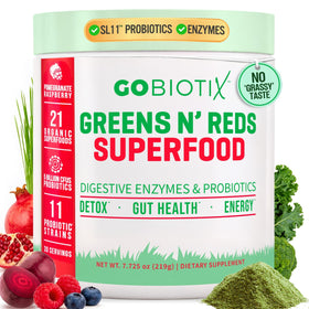 Poudre de Super Greens GOBIOTIX 272g vue de face