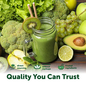 Poudre de Super Greens Micro Ingredients en cuisine