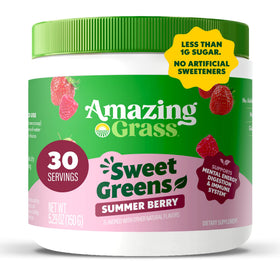 Poudre de superaliments Amazing Grass Été Baies 204g vue de face