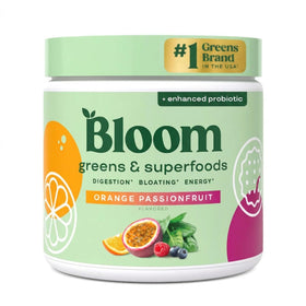 Poudre de superfoods Bloom Nutrition 240g saveur passionfruit vue de face