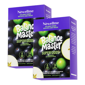 Poudre de superfoods NEWELLME saveur pomme acai sachet individuel